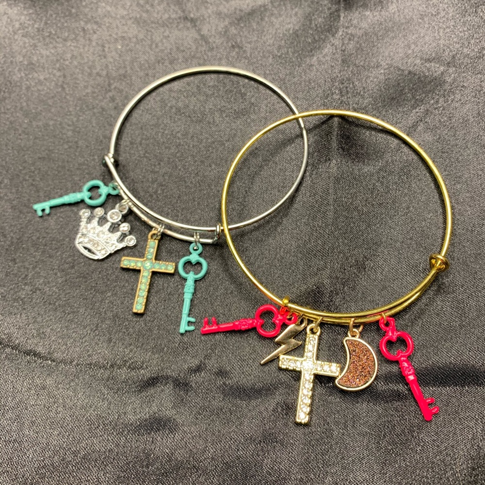 Handmade charm bracelet bundle
